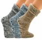 Preview: 2 Paar TippTexx 24 THERMO-Wollsocken mit ABS Stopper & Innenfrottee